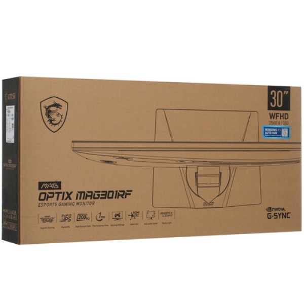 29.5" Монитор MSI Optix MAG301RF черный