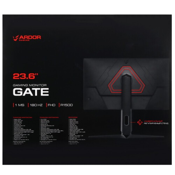 23.6" Монитор ARDOR GAMING GATE AF24H3 черный