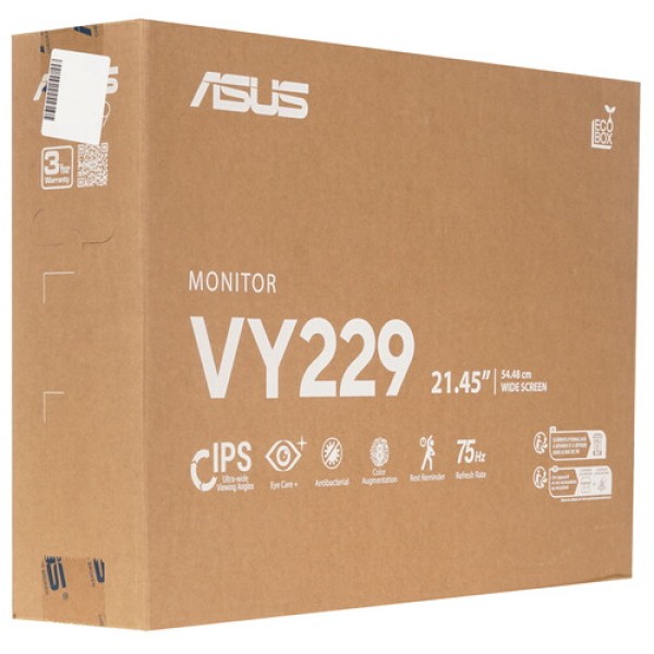 21.45" Монитор ASUS VY229HE черный