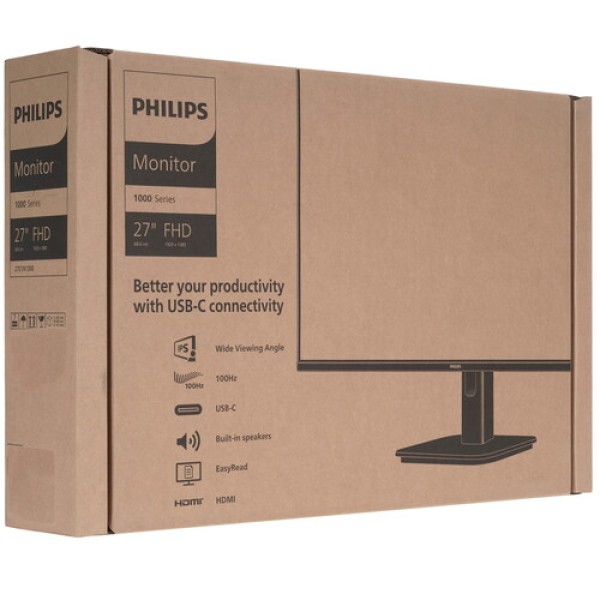 27" Монитор Philips 27E1N1300A черный