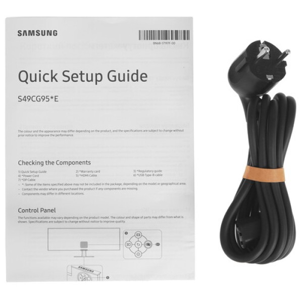 49" Монитор Samsung Odyssey G9 G95С S49CG954EI черный