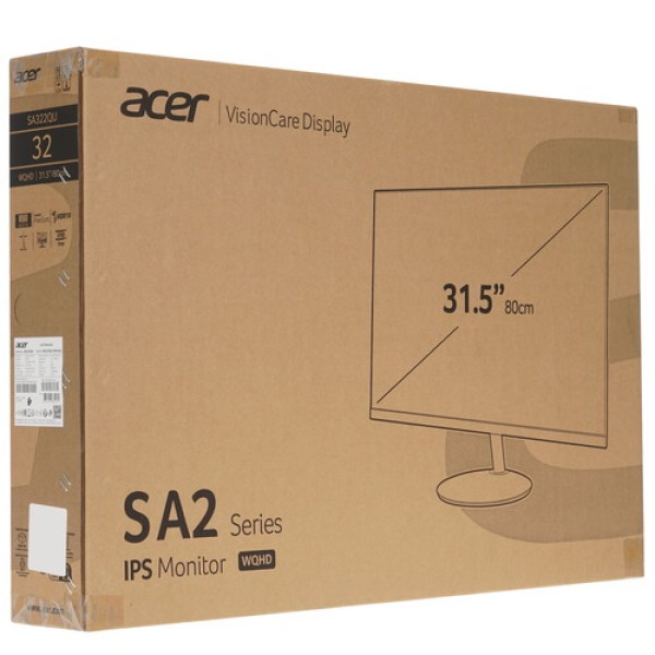 31.5" Монитор Acer SA322QUAbmiipx черный