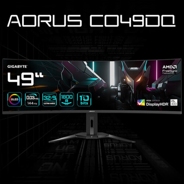 49" Монитор AORUS CO49DQ EK черный