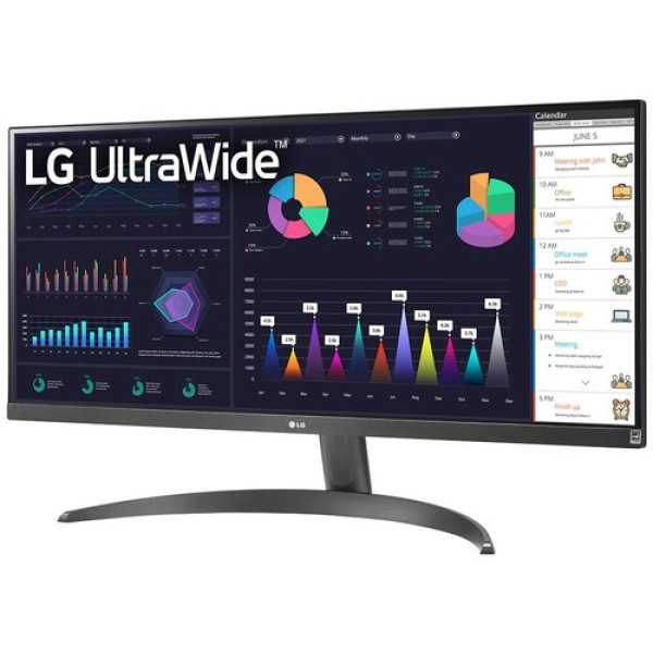 34" Монитор LG UltraWide 34WQ500-B черный