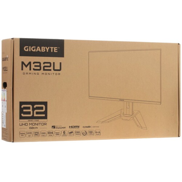 31.5" Монитор GIGABYTE M32U черный