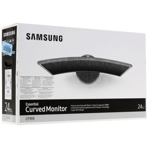 23.5" Монитор Samsung CF39 C24F390FHI черный