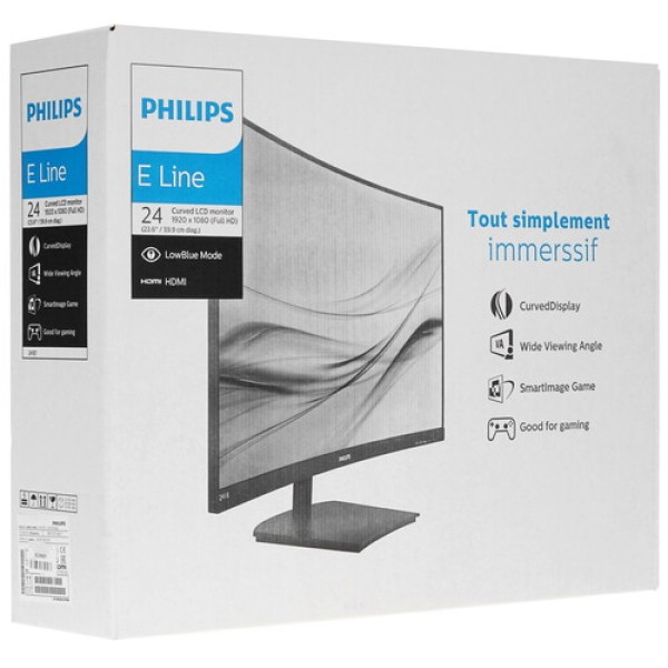 23.6" Монитор Philips 241E1SC черный