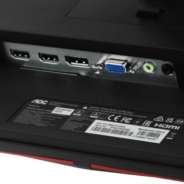23.8" Монитор AOC 24G2SPU/BK черный