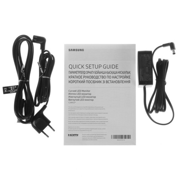 23.5" Монитор Samsung Odyssey CRG5 C24RG50FZI черный