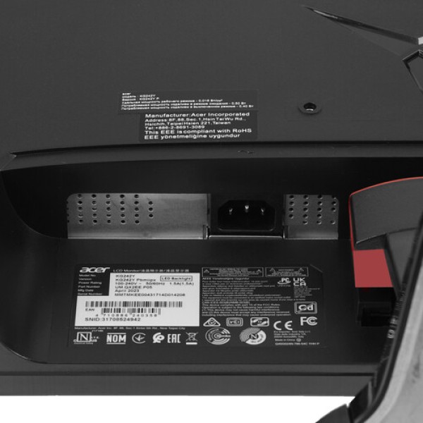 23.8" Монитор Acer Nitro KG242YPbmiipx черный