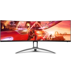 Монитор AOC 48.8" AGON AG493UCX2 [Curved, 165 Hz, 5120x1440, (32:9), VA, 4 ms (GtG), 400 cd/m², 3000:1, HDR400, Swl, Tlt, HAS, HDMI, DP]