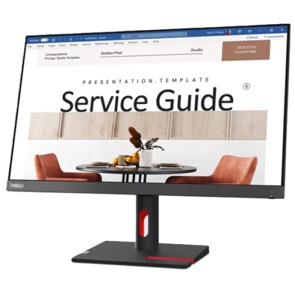 23.8" Монитор Lenovo ThinkVision S24i-30 серый