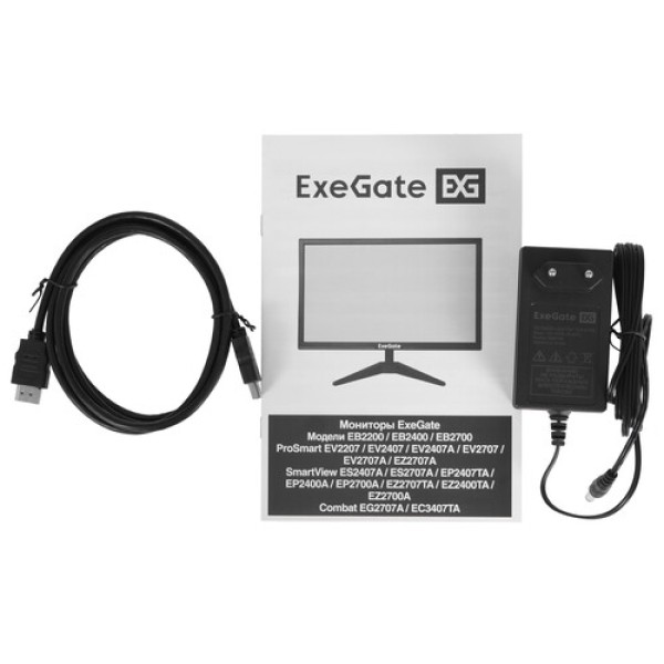 23.8" Монитор ExeGate SmartView ES2407A черный