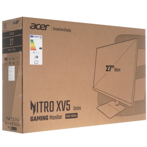 27" Монитор Acer Nitro XV275KVymipruzx черный