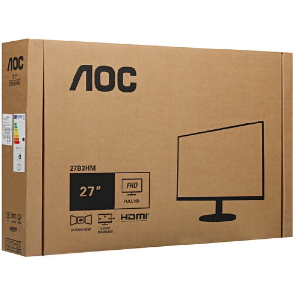 27" Монитор AOC 27B3HM черный
