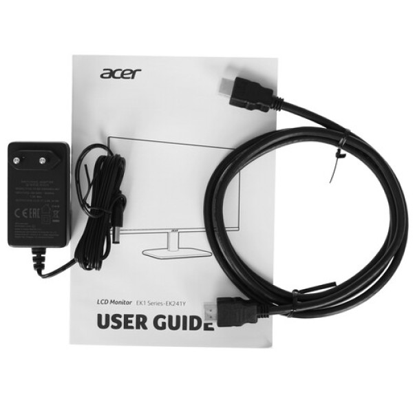 23.8" Монитор Acer EK241YHbi черный