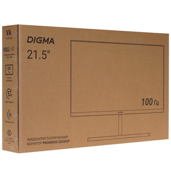 21.5" Монитор Digma Progress 22A502F белый