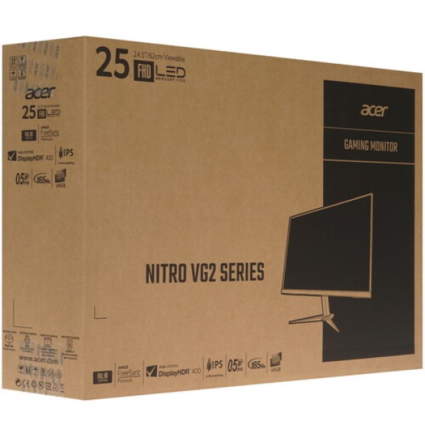24.5" Монитор Acer Nitro VG252QSbmiipx черный