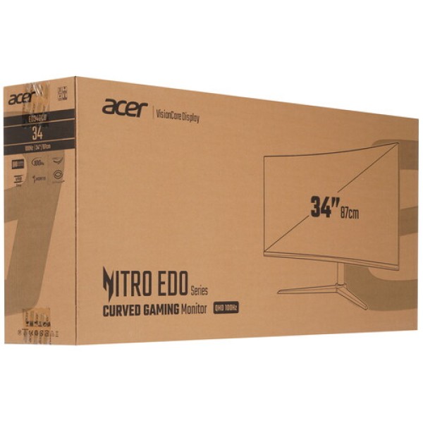 34" Монитор Acer Nitro ED340CUHbmiipx черный