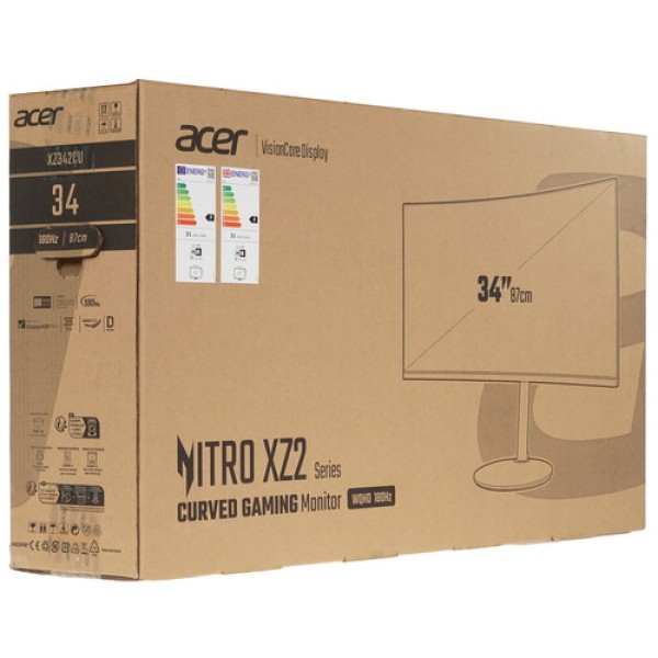 34" Монитор Acer Nitro XZ342CUS3bmiipphx черный