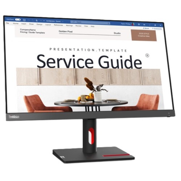23.8" Монитор Lenovo ThinkVision S24i-30 серый