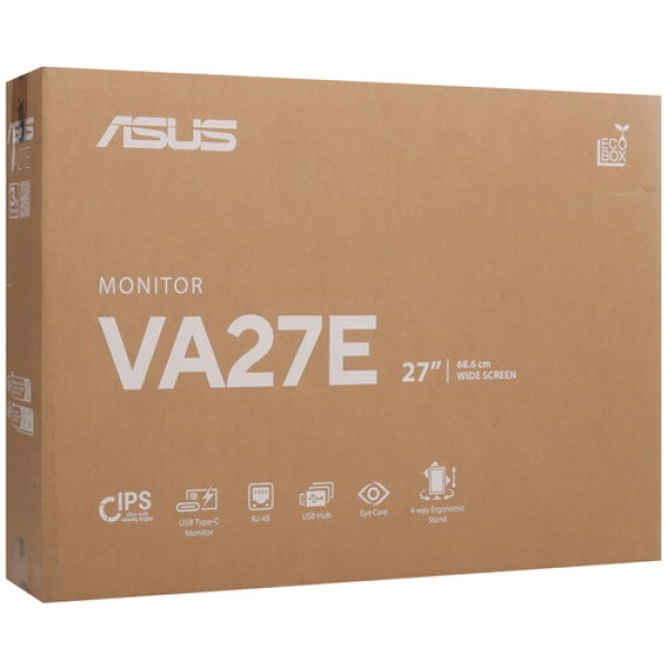 27" Монитор ASUS VA27ECPSN черный