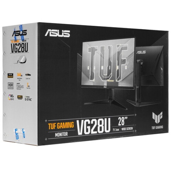 28" Монитор ASUS TUF Gaming VG28UQL1A черный