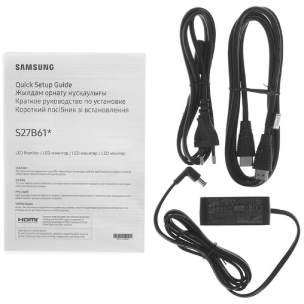 27" Монитор Samsung S27B610EQI черный