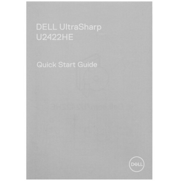 23.8" Монитор Dell U2422HE серебристый