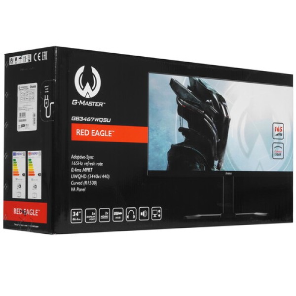 34" Монитор Iiyama G-Master GB3467WQSU-B5 черный