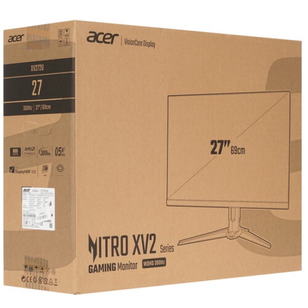 27" Монитор Acer Nitro XV272UF3bmiiprx черный