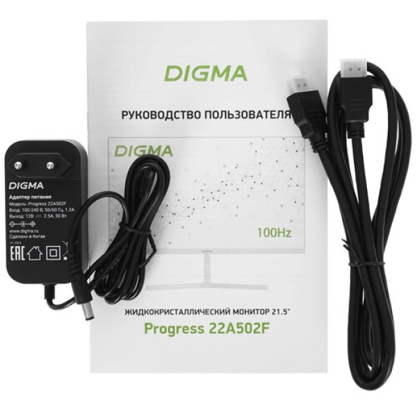 21.5" Монитор Digma Progress 22A502F белый