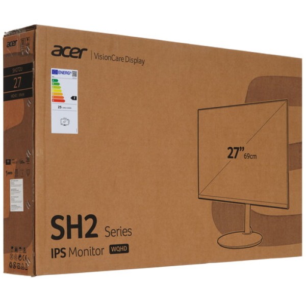 27" Монитор Acer SH272UEbmiphux черный