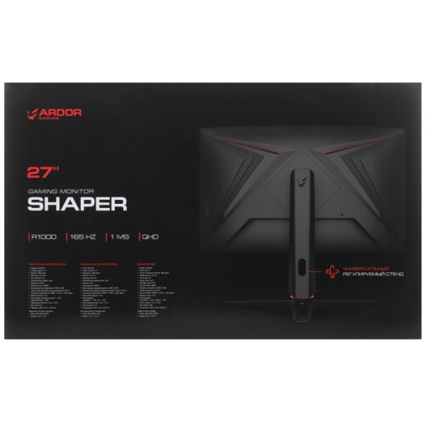 27" Монитор ARDOR GAMING SHAPER AQ27H4 черный