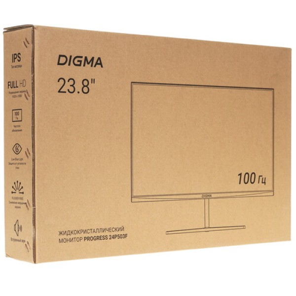 23.8" Монитор Digma Progress 24P503F серый