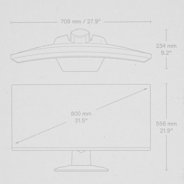 31.5" Монитор Dell S3222DGM черный