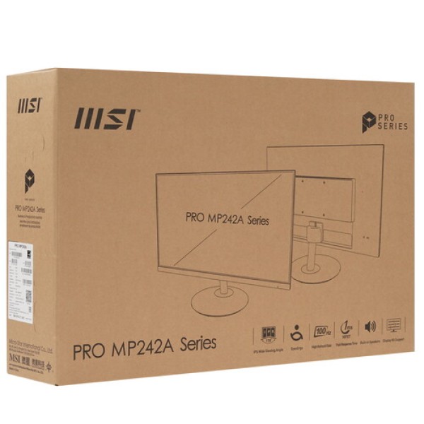23.8" Монитор MSI PRO MP242A черный