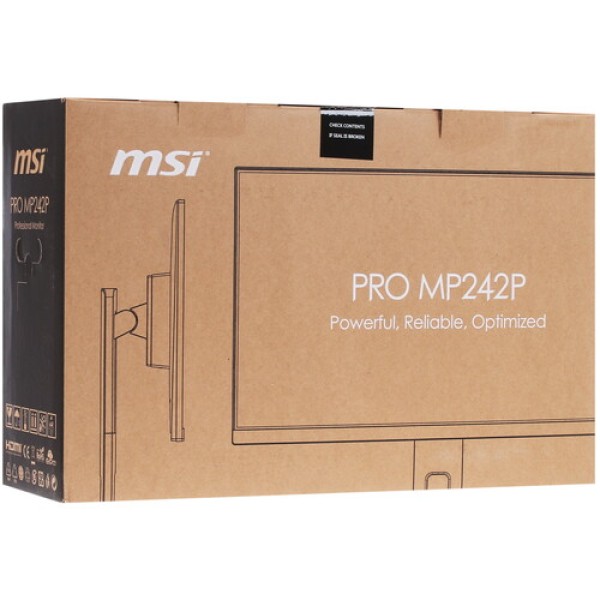 23.8" Монитор MSI PRO MP242P черный