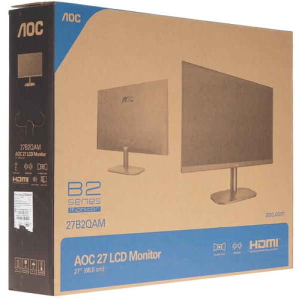 27" Монитор AOC 27B2QAM черный