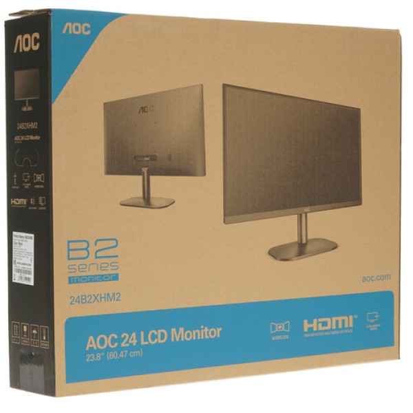 23.8" Монитор AOC 24B2XHM2 черный