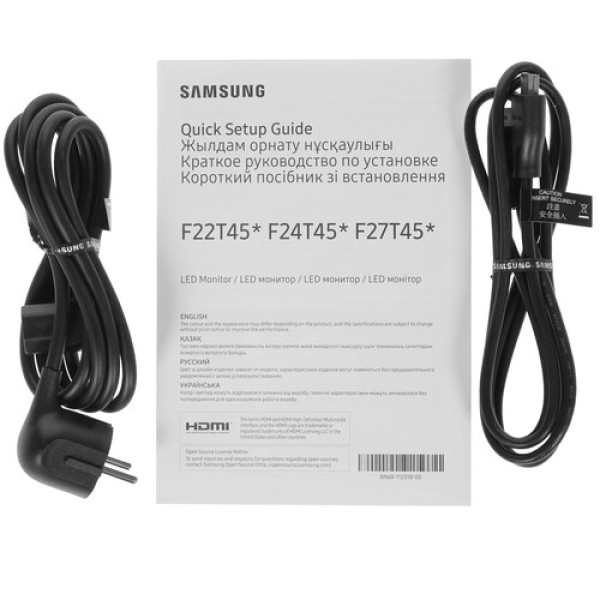 27" Монитор Samsung T45F F27T450FQI черный