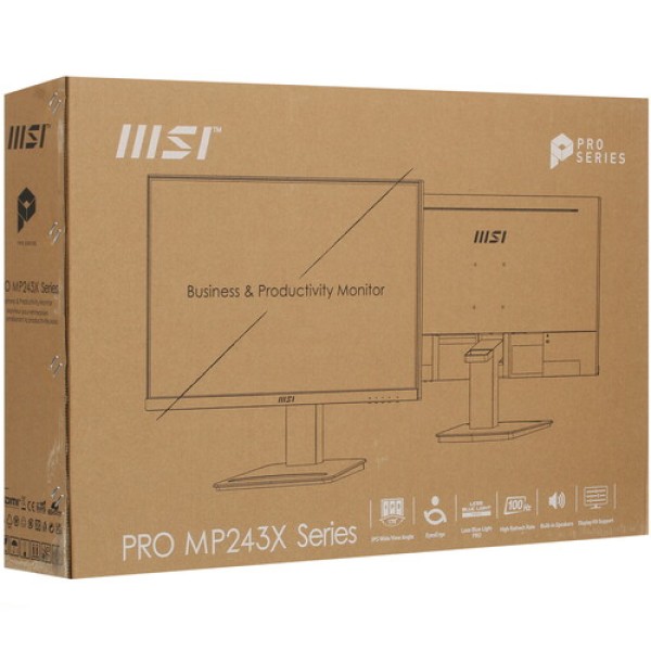 23.8" Монитор MSI PRO MP243X черный