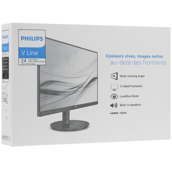 23.8" Монитор Philips 242V8LA черный