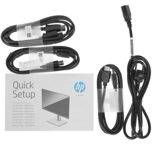 24" Монитор HP E24i G4 черный