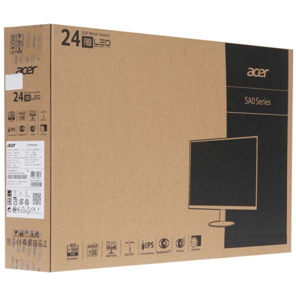 23.8" Монитор Acer SA240YAbi черный