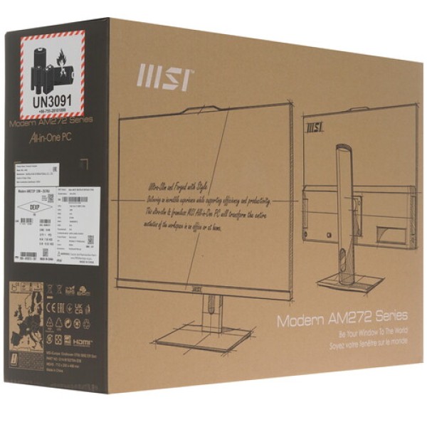 27" Моноблок MSI Modern AM272P 12M-267RU [9S6-AF8212-267]