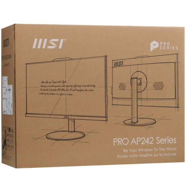 23.8" Моноблок MSI PRO AP242 12M-471XRU [9S6-AE0612-471]
