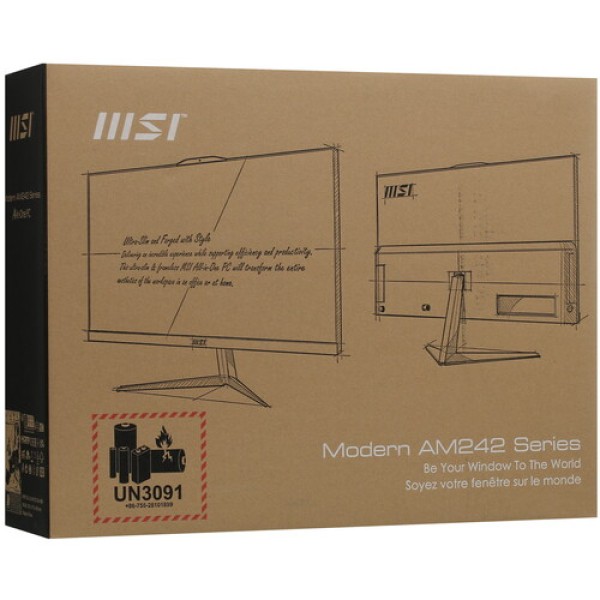 23.8" Моноблок MSI Modern AM242 12M-656XRU [9S6-AE0712-656]