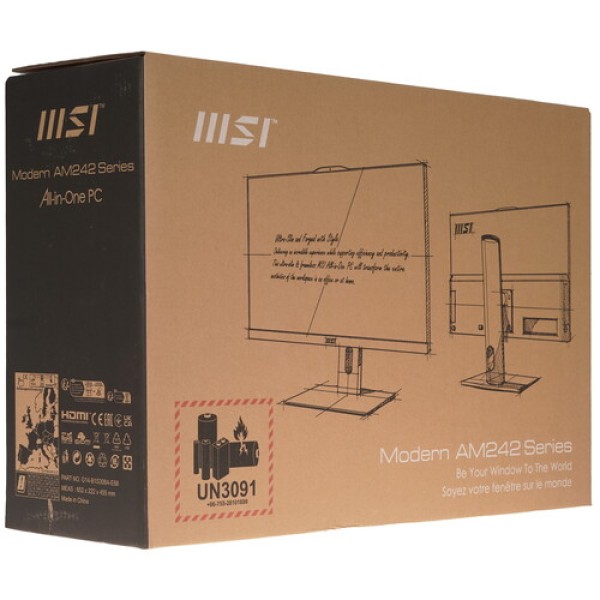 23.8" Моноблок MSI Modern AM242P 12M-1478XRU [9S6-AE0712-1478]