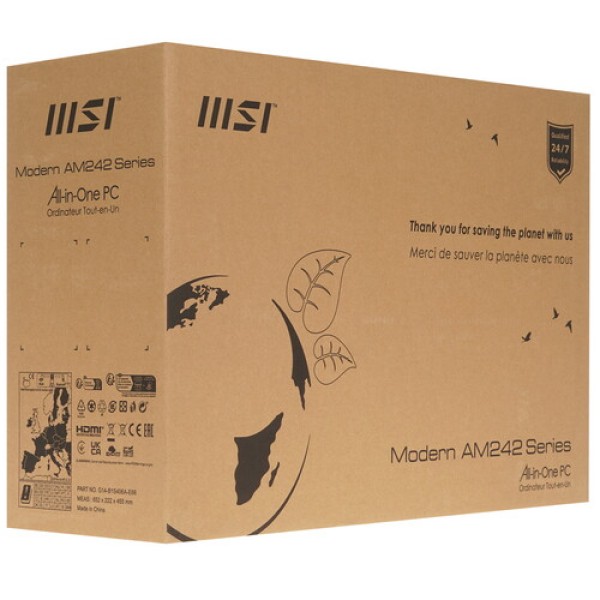 23.8" Моноблок MSI Modern AM242P 1M-1023XRU [9S6-AE0722-1470]